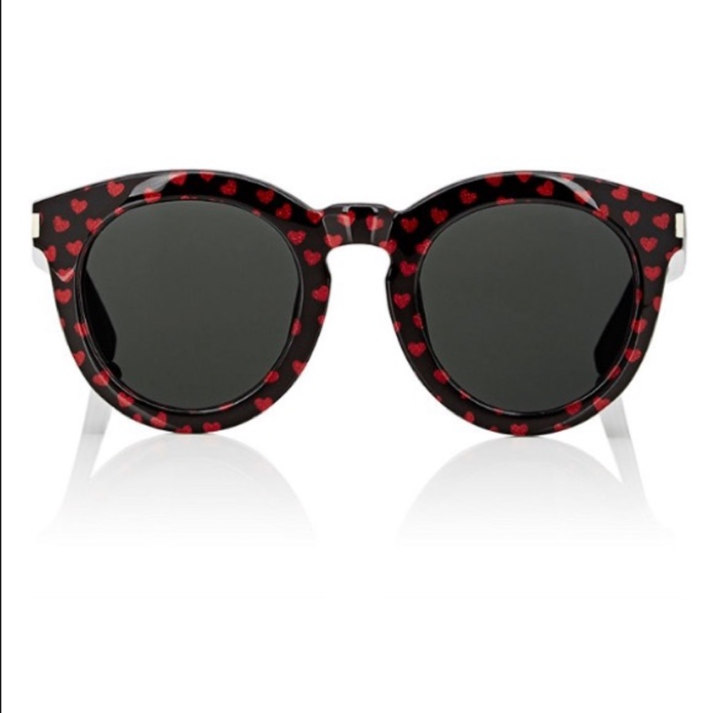 Saint Laurent Sunglasses - cute heart print